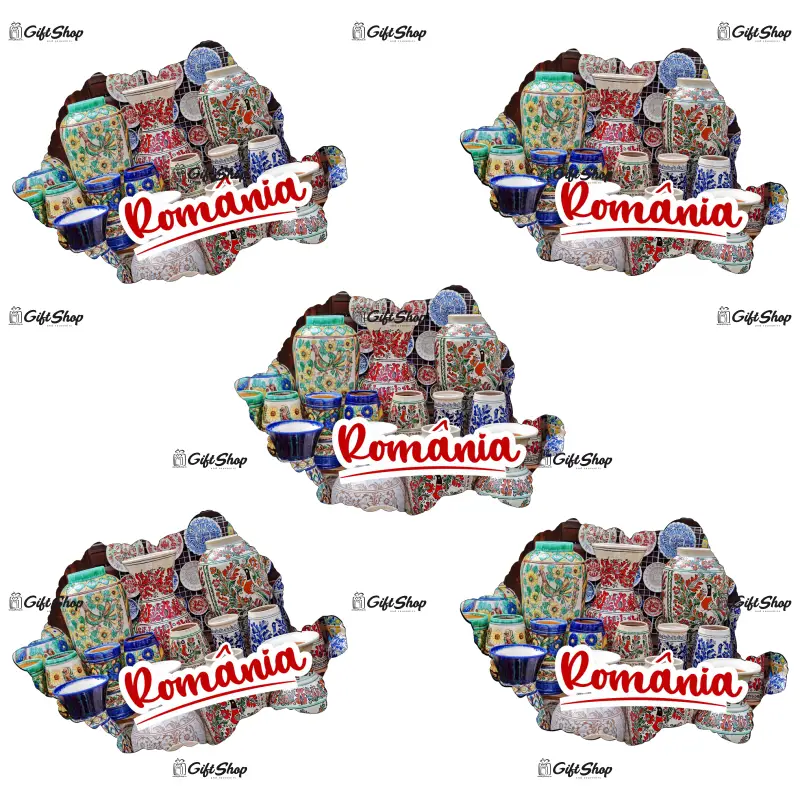 Harta romania, magnet frigider mgs025